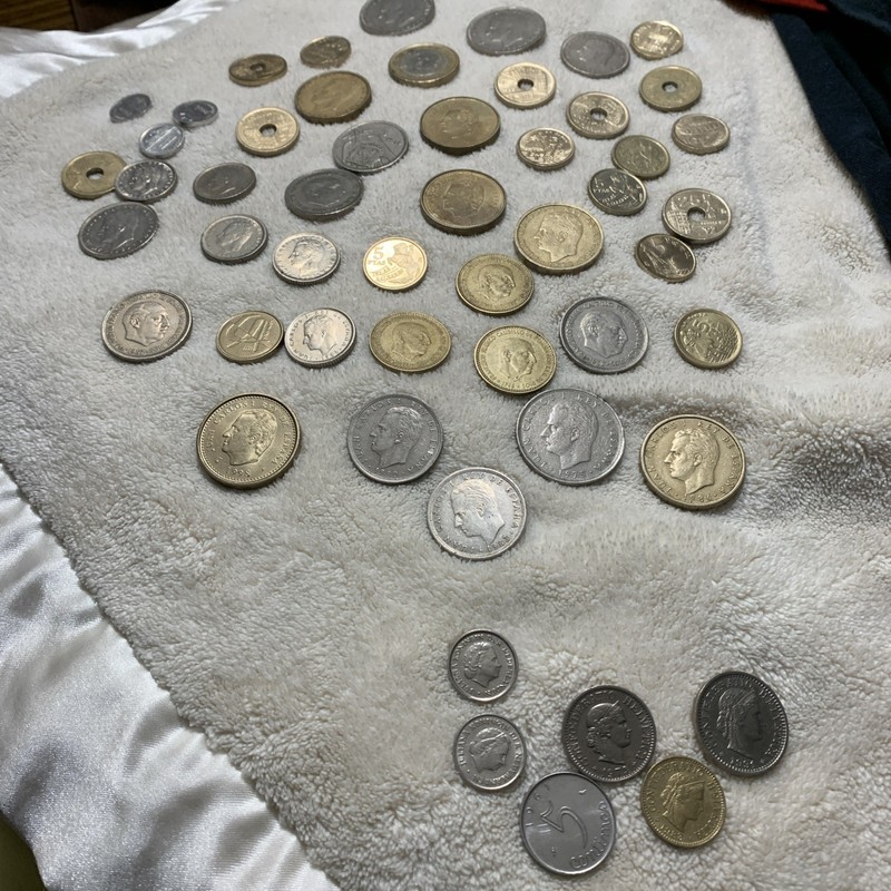 Pre-EU Spanish Coins