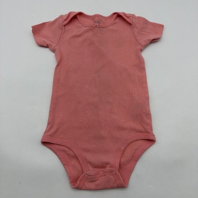 Simple Joys By Carters One Piece Toddler Girls Pink Coral 24M 100% Cotton.#37926