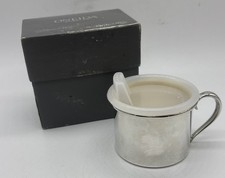 NIB Oneida Silver Plate Baby Cup With Lid In Original Box