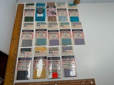 Vtg Seam Binding 42 Total Yds 14 Packs Color Sewing Trim Boiltex Wright Ephemera