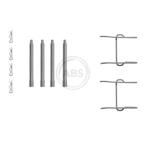 Kit d'accessoires plaquette de frein A.B.S. 1149Q anti-bruit pour Peugeot