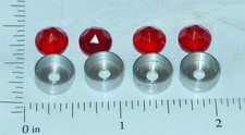 Smith Miller MIC Semi Trailer Set 4 RED Jewels/Holders Parts SMP-029-4R