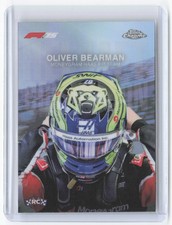 2025 Topps Chrome F1 Oliver Bearman #HC-8 Helmet Collection Refractor Haas Card