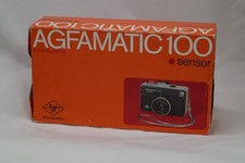 Agfa Agfamatic 100 Sensor Sucherkamera 1970er Jahre in Originalverpackung OVP