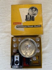 Kodak Brownie Hawkeye Flash Outfit In Original Box Camera, Flash Unit, Bulbs Etc