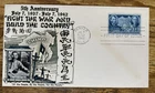 1942 China Resistance Crosby Photo Cachet  FDC Scott 906 5c Denver CO