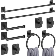 10 Pieces Bathroom Accessories Set, Bathroom Hardware Set, 24 inch Towel Bar,...