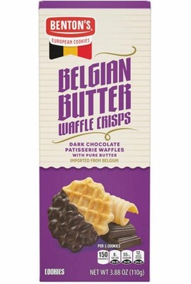 Benton s Belgian Butter Waffle Crisps   Pure Butter or Dark Chocolate
