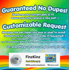 Webkinz MYSTERY PET Virtual Adoption CODE ONLY Messaged Webkinz Mystery Pet Code