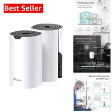 Deco S4 Whole Home Mesh WiFi System - Maximum Coverage, Speed & Parental Safety