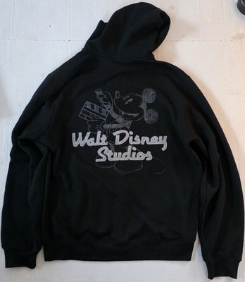 Walt Disney Studios Jacket Adult M Hooded Full Zip Mickey