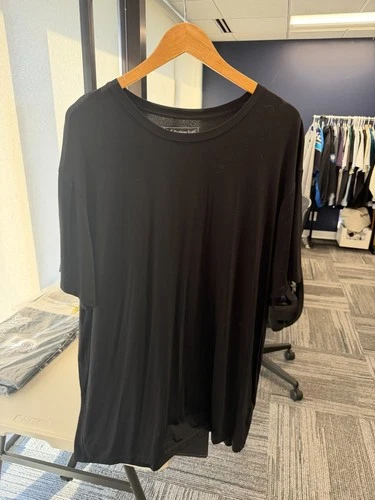 Buttercloth Luxe Icy Bamboo Crewneck T-Shirt Mens 3XL Black Cooling Tee NWOT - product listing photo