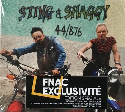 Sting & Shaggy - 44/876 RARE DELUXE EDITION 2 CD sealed 2 BONUS TRACKS LIVE