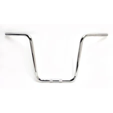 KST Kustoms Polished 1" SS Steel Straight Jacket 14" Rise Handlebar - 163795