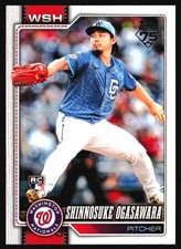 2026 Topps #32 Shinnosuke Ogasawara RC Washington Nationals