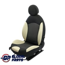 Mini Cooper One R55 R56 R57 Front Seat Sport Cloth Cream Leather Right O/S