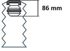 Stoßdämpfer Staubschützer Protection Kit KYB 910359 für VW TOURAN 5T1 ROC A11 B8