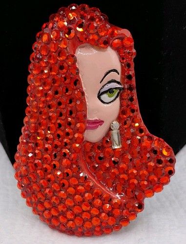 Wendy Gell - Jessica Rabbit Jeweled Pin (Large Version)