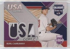 2020 Elite Extra Edition USA Baseball Material Purple 5/7 Burl Carraway 0c6