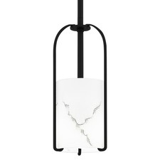 Quoizel FRB1505 Fairbanks 5"W Mini Pendant - Black
