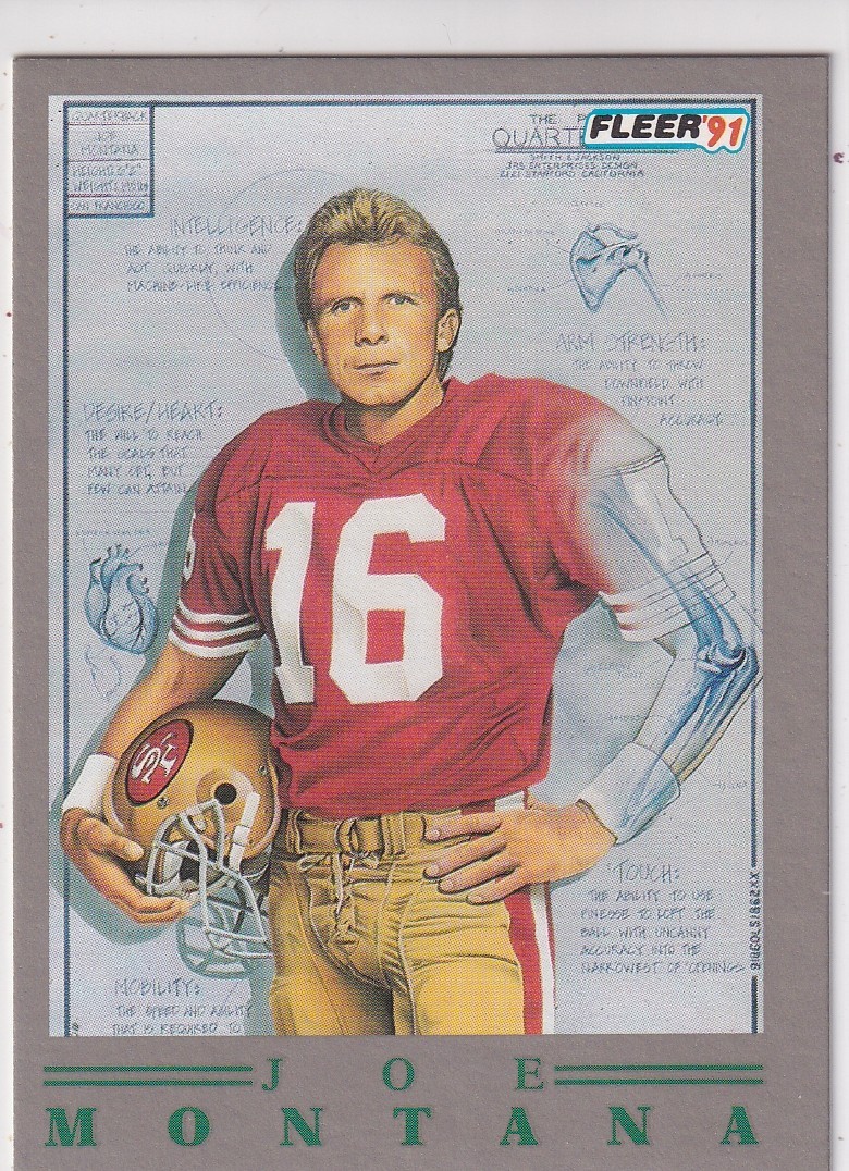 JOE MONTANA 1991 Fleer Pro-Vision #1 of 10 49ers