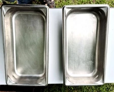 Vollrath 30322 Super Pan 1/3 SZ x 2.5x12.75 Food Pan Stainless Steel 2 Count