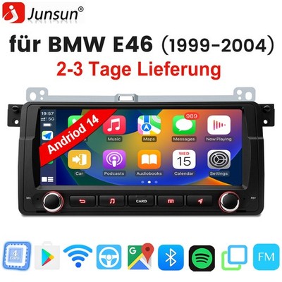 8'' Apple Carplay Für BMW E46 1999-2005 Android Autoradio GPS Navi Wifi BT FM RDS