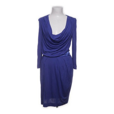 Mango Casual, Kleid, Größe: M, Blau, Polyester/Viskose, Einfarbig, Damen #kBB