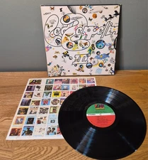 Led Zeppelin III Mastercraft Pressing w/ Working Wheel 1970 Atlantic Records LP