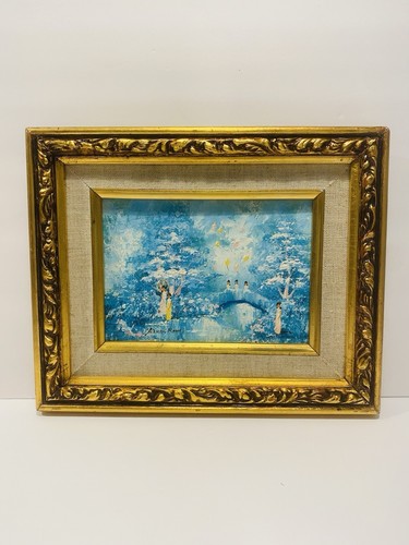 Vintage Oil Painting on Board Signed Aaron Roth Framed 10.5”-8.5” | eBay