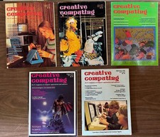 Vtg 1979 Creative Computing Magazine Lot Of 5...