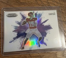 2025 Panini Prizm Black Fotl Ty Simpson Color Blast Case Hit SSP Alabama 1/1 ?
