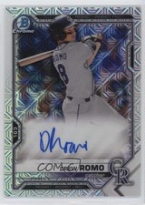 2021 Bowman Mega Box Chrome Mojo Auto Drew Romo #BMA-DR Auto 0ui8