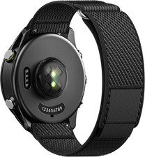 Nylon Watch Band Compatible with Garmin Vivoactive 5/6/3/Forerunner 245/165/55,