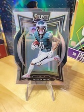 2024 Select - Philadelphia Eagles DeVonta Smith Silver Concourse Die-Cut #51 