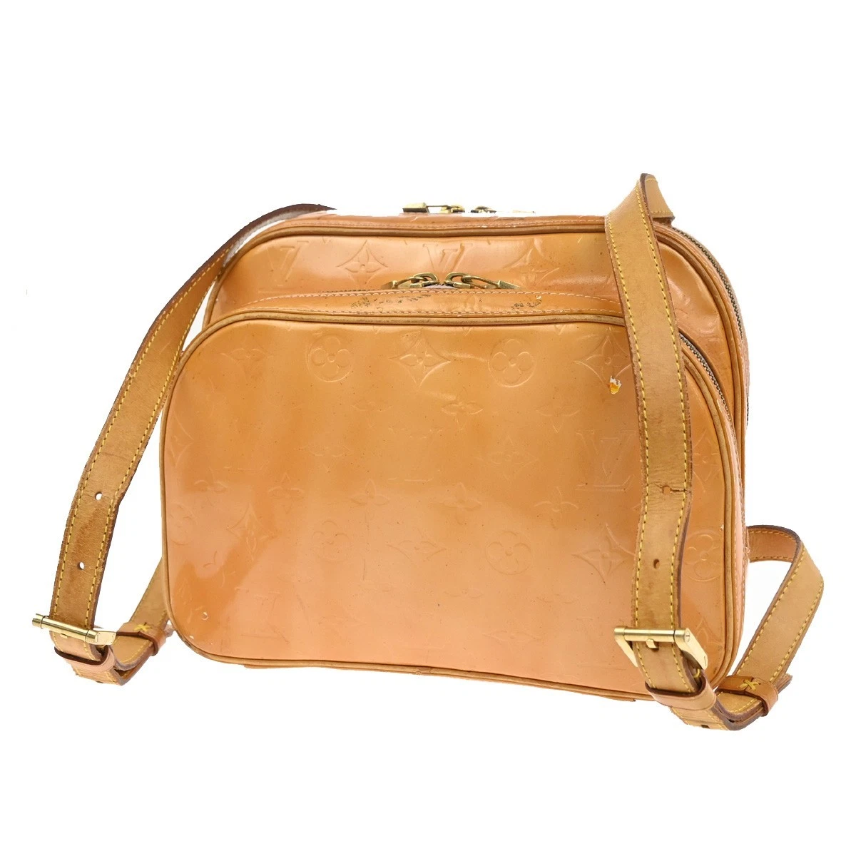 LOUIS VUITTON Monogram Vernis Backpack Pink / Plum Rare Buy Louis Vuitton Backup Backpack Empreinte Monogram  main image 2