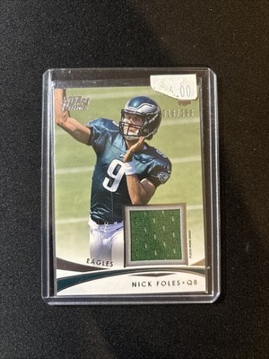 2012 Topps Prime Relics #PRNF Nick Foles RC ROOKIE JERSEY EAGLES 18/266