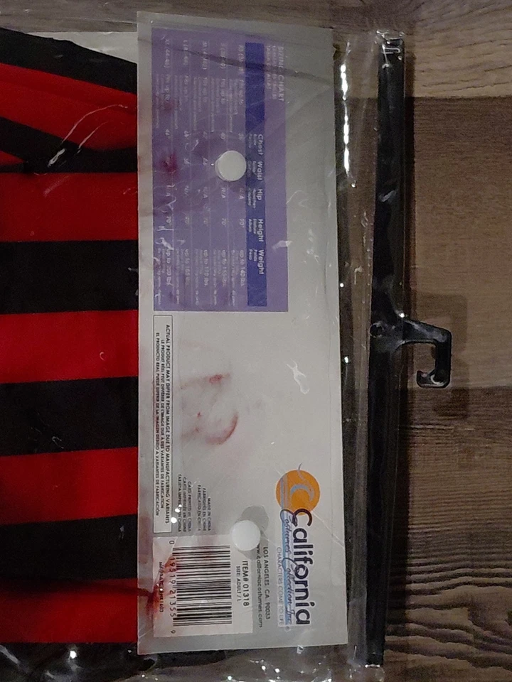 Disfraces de California 01318 pirata despiadado adulto Foto 2 de 3