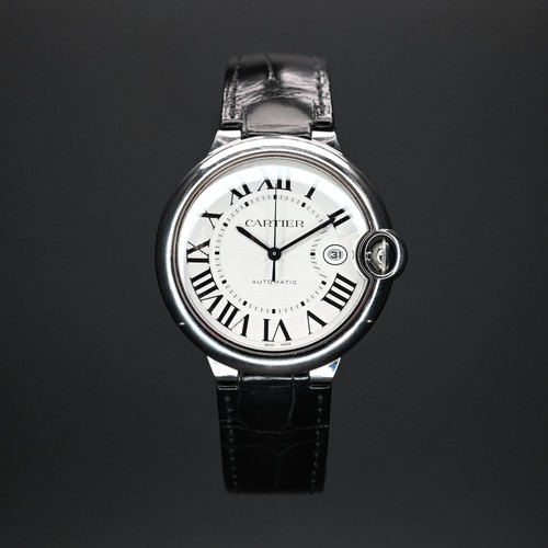 Cartier Ballon Bleu 42mm Silver Dial Stainless Steel
