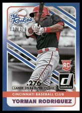 2015 Donruss The Rookies Stat Line Career #12 Yorman Rodriguez /276 - BB