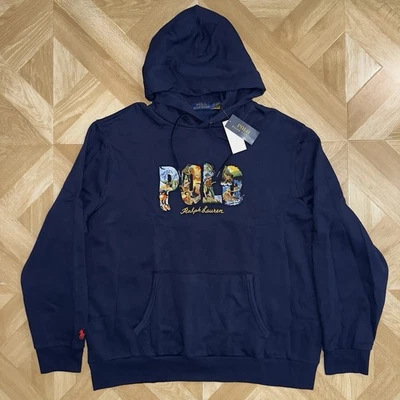 Polo Ralph Lauren Embroidered Logo Outdoors Sportsman Hoodie Rare XXL - Image 1 of 4