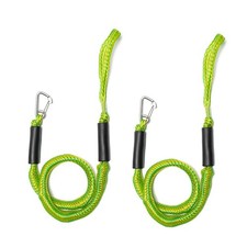 Bungee Dock Line with Stainless Steel Clip   Boat Dock Rope with Foam Floa