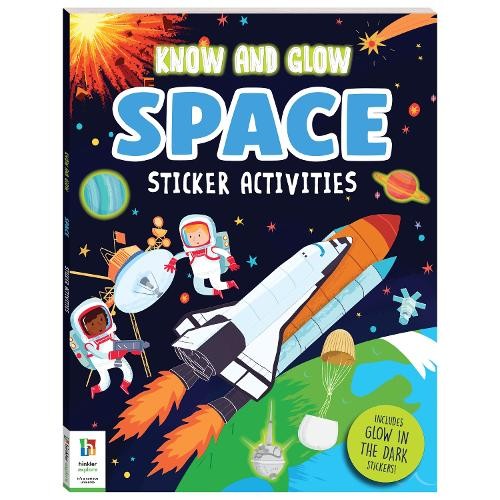 Know and Glow Space Sticker Activities by Hinkler Pty Ltd - 9781488959042