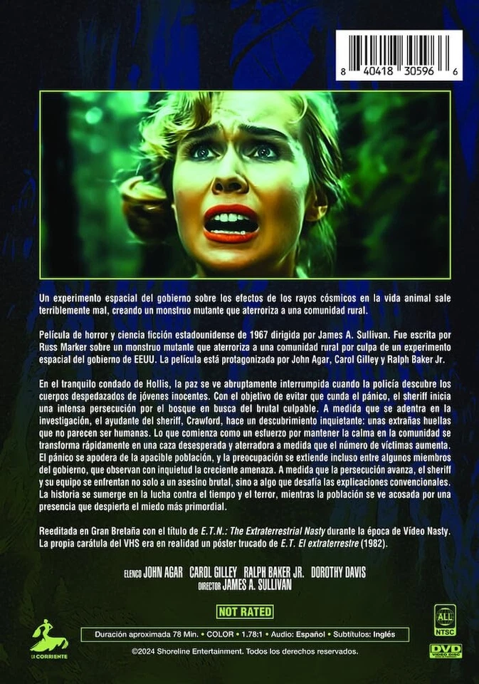 Nastie (DVD) John Agar Carol Gilley Ralph Baker Jr. Dorothy Davis - Image 2 of 2