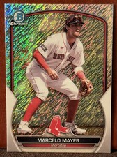 MARCELO MAYER 2024 Bowman Chrome Prospects SHIMMER REFRACTOR ~ Red Sox