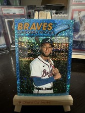 Jurickson Profar 2026 Topps Heritage Chrome Light Blue Sparkle #51 - Braves
