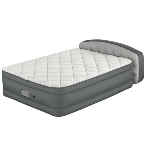 Sealy Alwayzaire Tough Guard Quilted Topper Luftmatratze mit Kopfteil - Queen