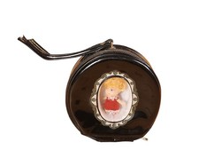 Vintage Liddle Kiddle Hong Kong Sealed in Black Vinyl Purse 1960s Doll Read