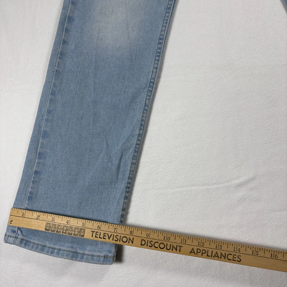 Jeans rectos Hollister para hombre 29x30 azul claro vintage Y2K retro elástico denim Foto 4 de 4