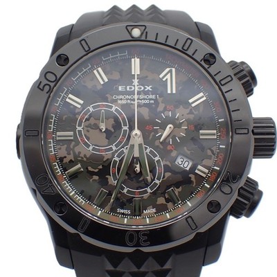 EDOX Chronoffshore1 Chronograph Limited Edition 10221 37N1 VM1 S Black PVD Watch